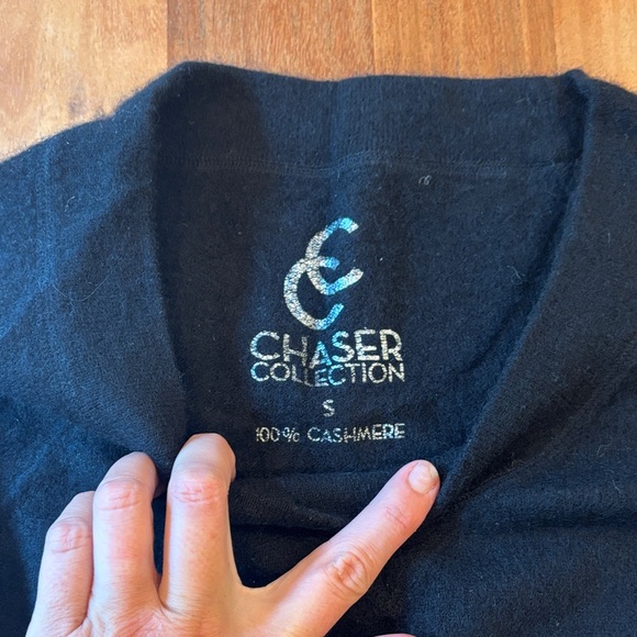 Chaser Sweaters - Chaser Black Knit Sweater